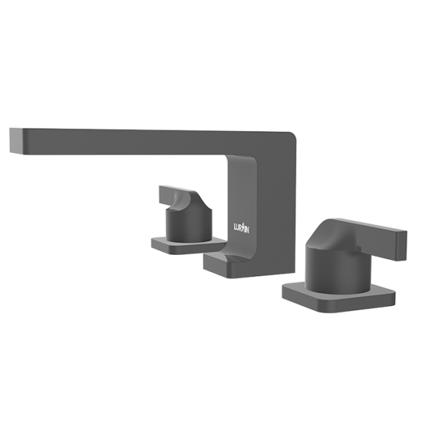 3-hole Basin Mixer Matte Black