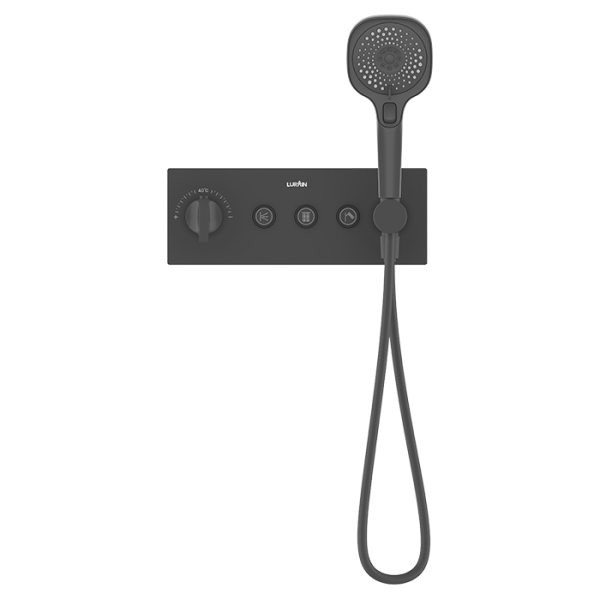 3-function Temperature Concealedcontrol Valve (without Box) Matte Black