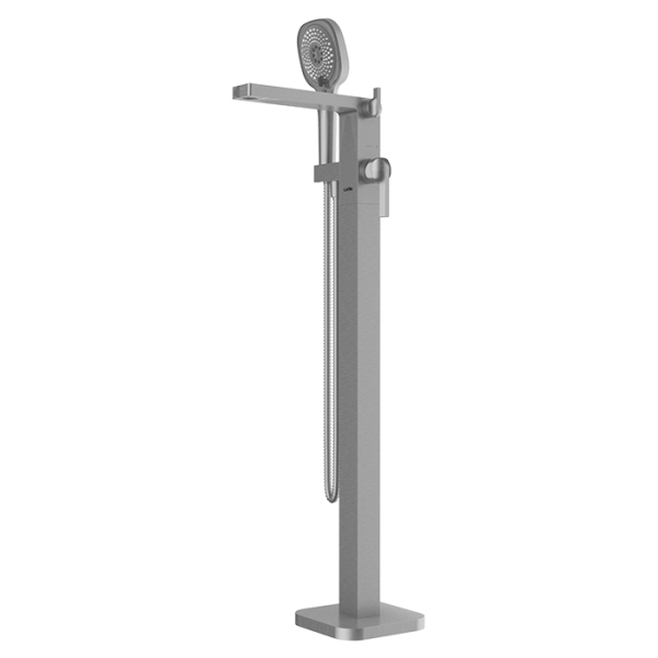 Floor Bath Mixer (without Box) Gun Grey