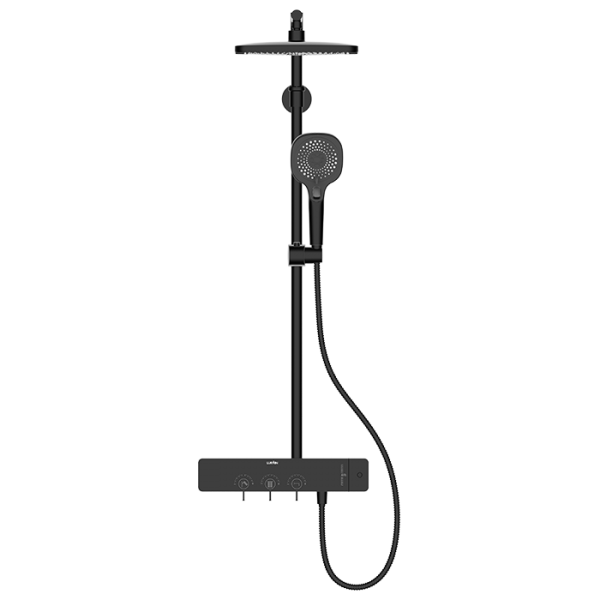 3-function Temperature Shower Set Matte Black