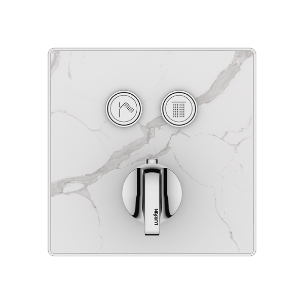 2-function Temperature Concealedcontrol Valve (without Box) White