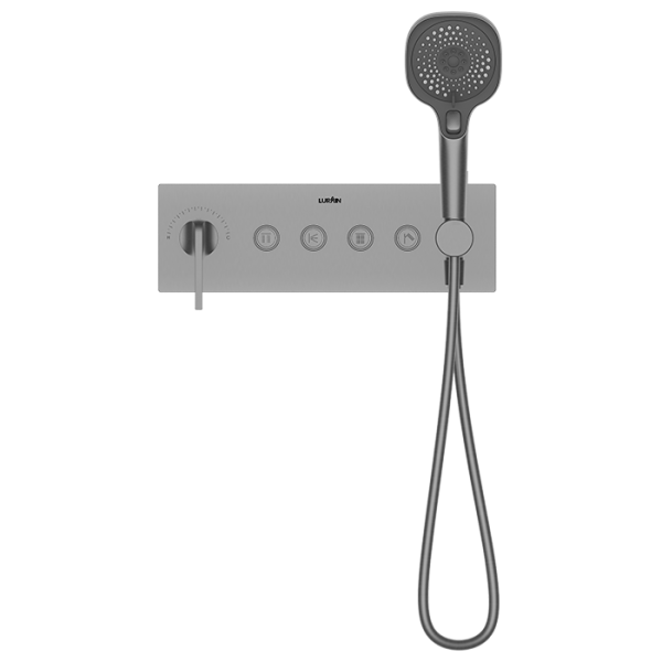 4-function Concealed Control Valve (without Box) Gun Grey