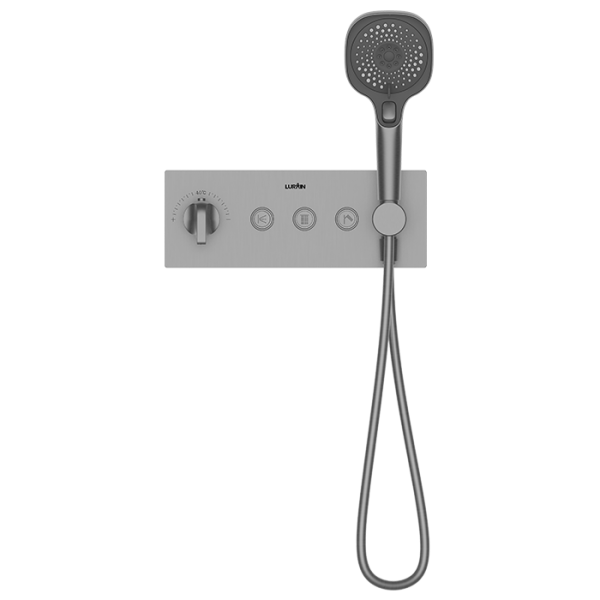 3-function Temperature Concealedcontrol Valve (without Box) Gun Grey