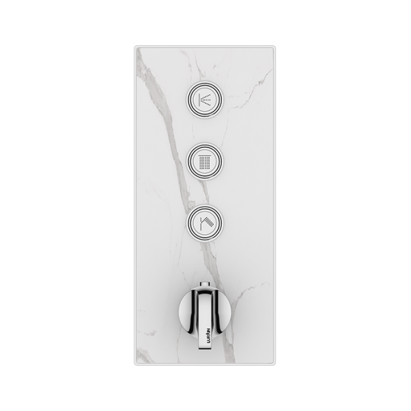 3-function Temperature Concealedcontrol Valve (without Box) White