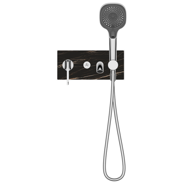 Wall Mounted Bath / Shower Mixer (without Box) Black