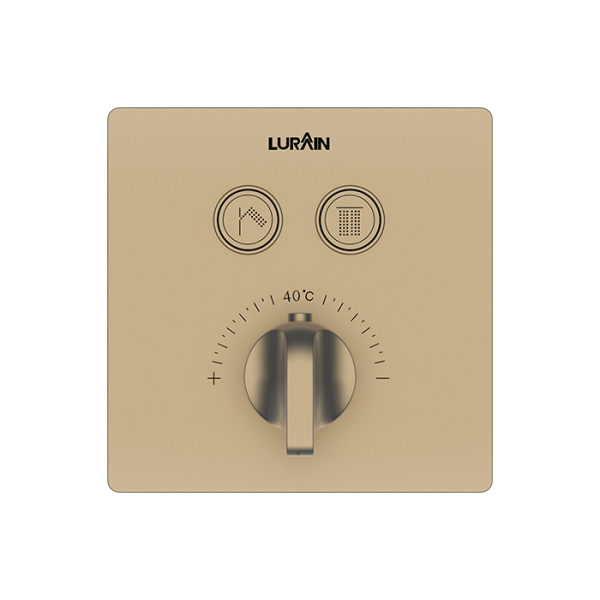 2-function Temperature Concealed-Brushed Gold