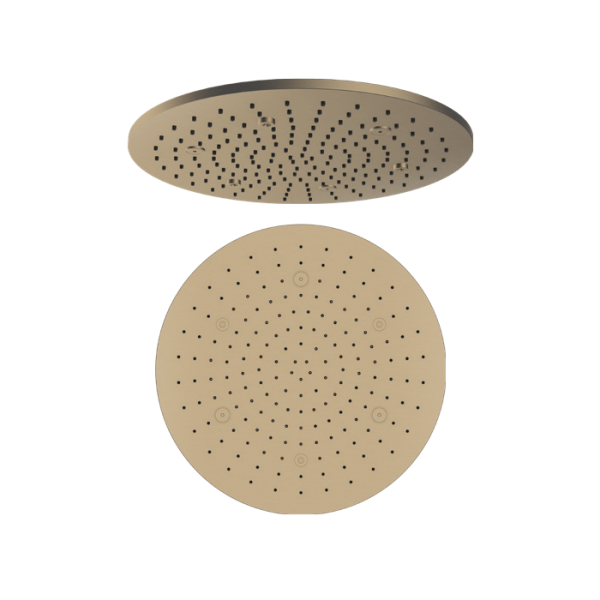 18" One function shower  Brushed gold / SUS304 （Ø450mm）