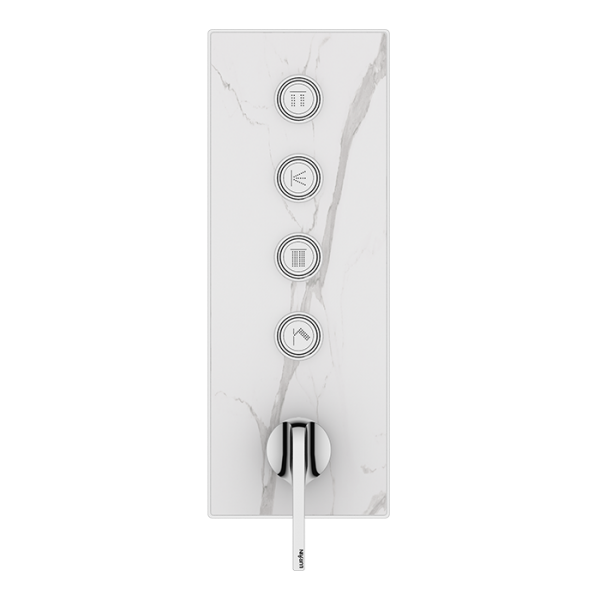 4-function Concealed Control Valve (without Box) White