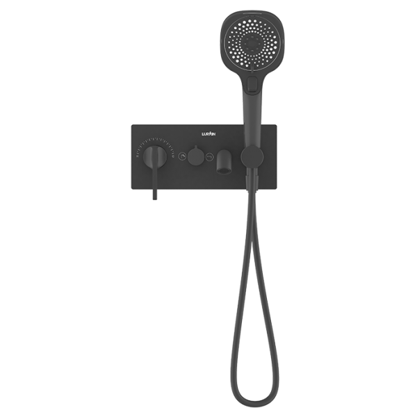 Wall Mounted Bath / Shower Mixer (without Box) Matte Black