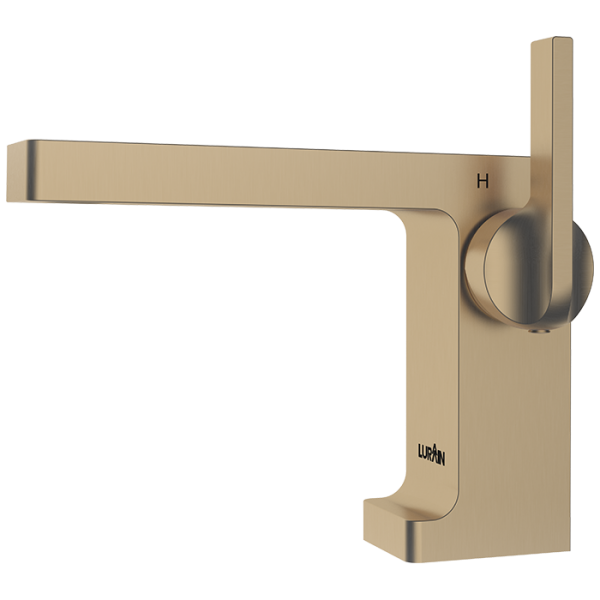 Basin Mixer-Brushed Gold