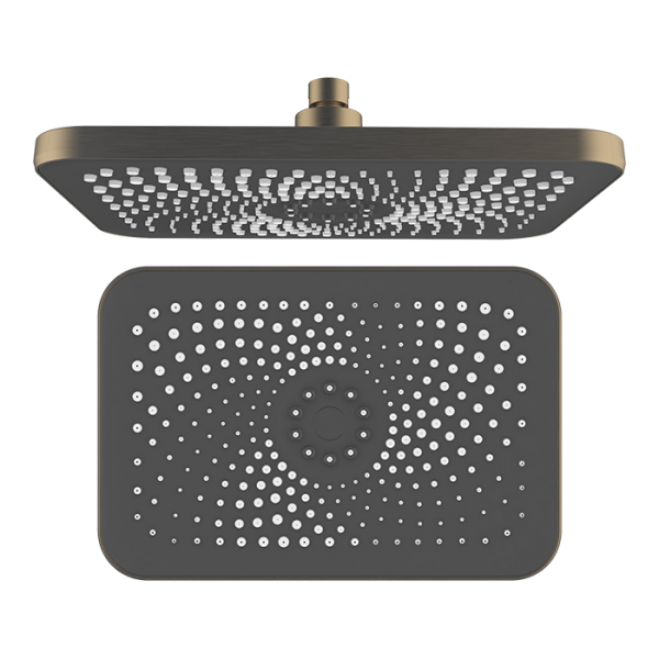 10" Overhead Shower-Brushed Gold