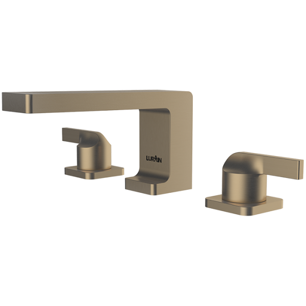 3-hole Basin Mixer-Brushed Gold