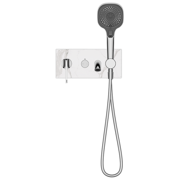 Wall Mounted Bath / Shower Mixer (without Box) White