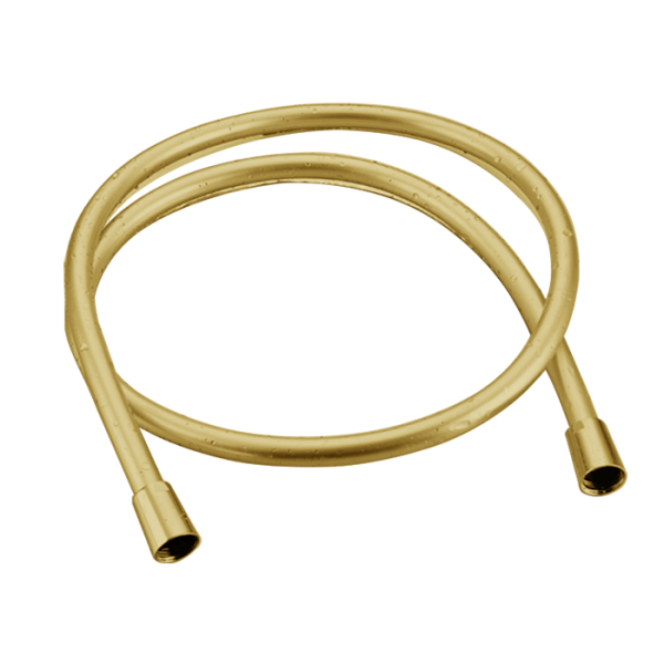 Shower Pipe-Brushed Gold