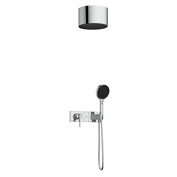 2-function concealed control valve-12“ One function shower