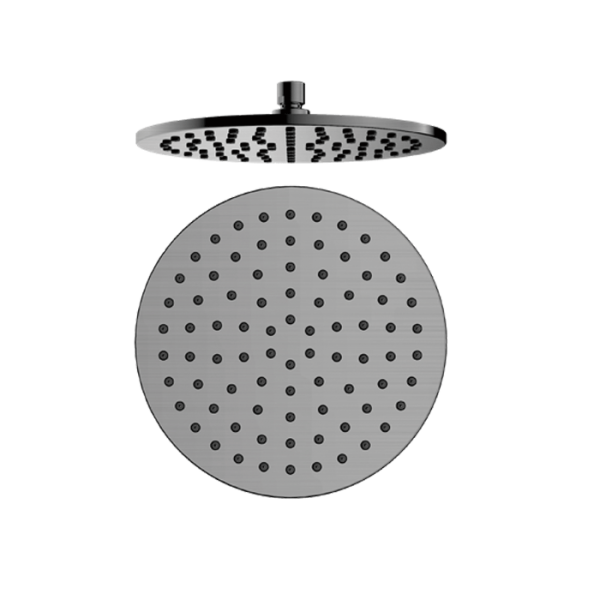 10" Overhead shower  Gun grey (Ø250mm)