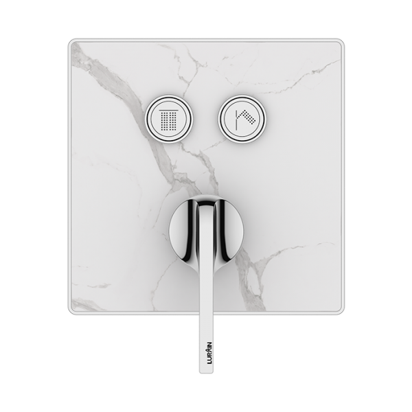 2-function Concealed Control Valve (without Box) White
