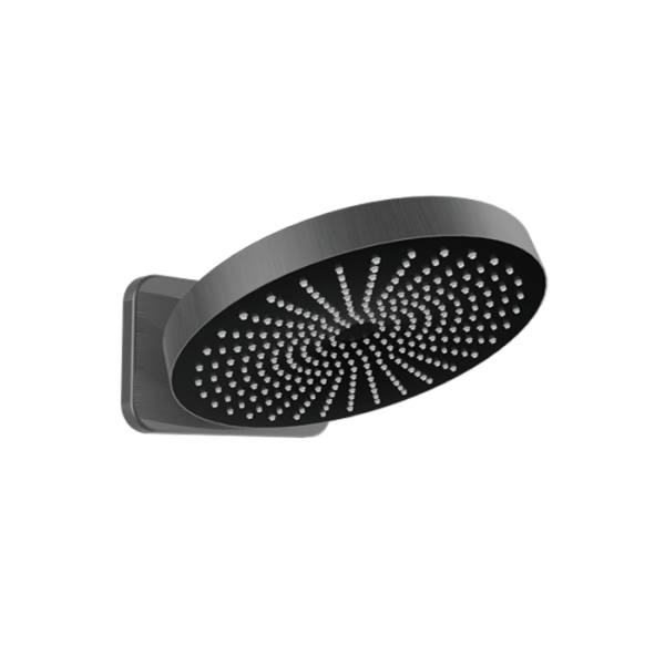 10“ One function shower  Gun grey +ABS