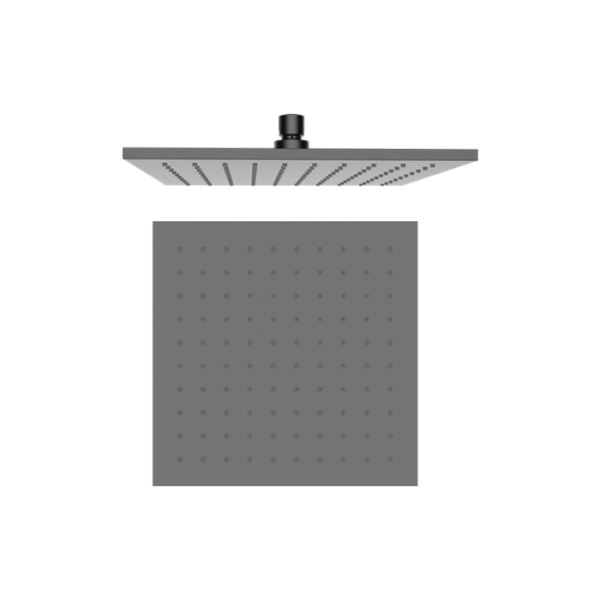 10" Overhead shower  Matte black (250*250mm)