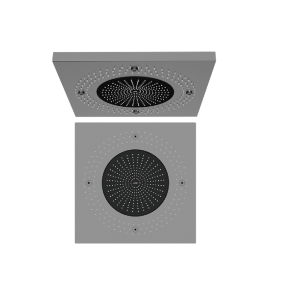 18" Three function shower  Gun grey