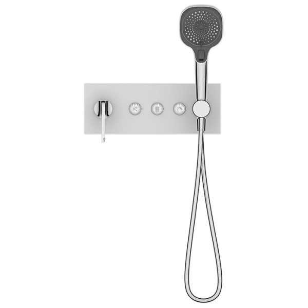 3-function Concealed Control Valve (without Box) Glass