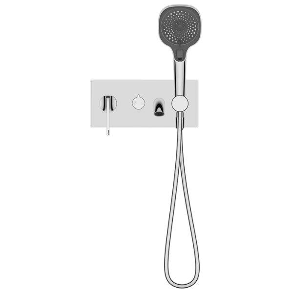 Wall Mounted Bath / Shower Mixer (without Box) Glass