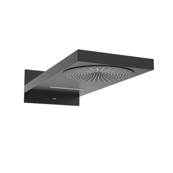 24" Two function shower  Matte black