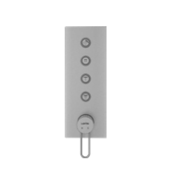 4-function concealed control valve