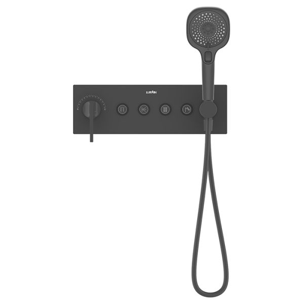 4-function Concealed Control Valve (without Box) Matte Black