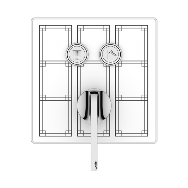 2-function Concealed Control Valve (without Box) Chinese Style